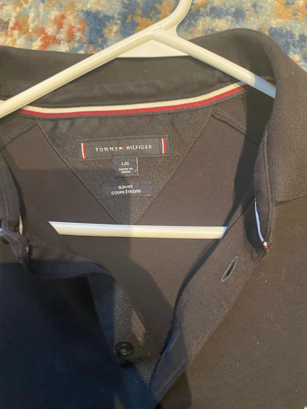 Tommy Hilfiger Men’s Black Polo - Picture 3 of 5